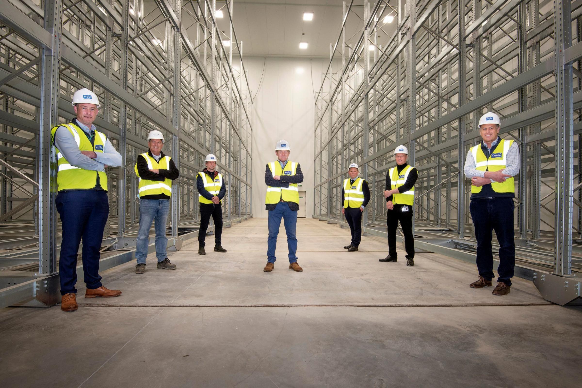 Mr Eustice is shown the new storage facilities. Picture: Emily Whitfield-Wicks Photography