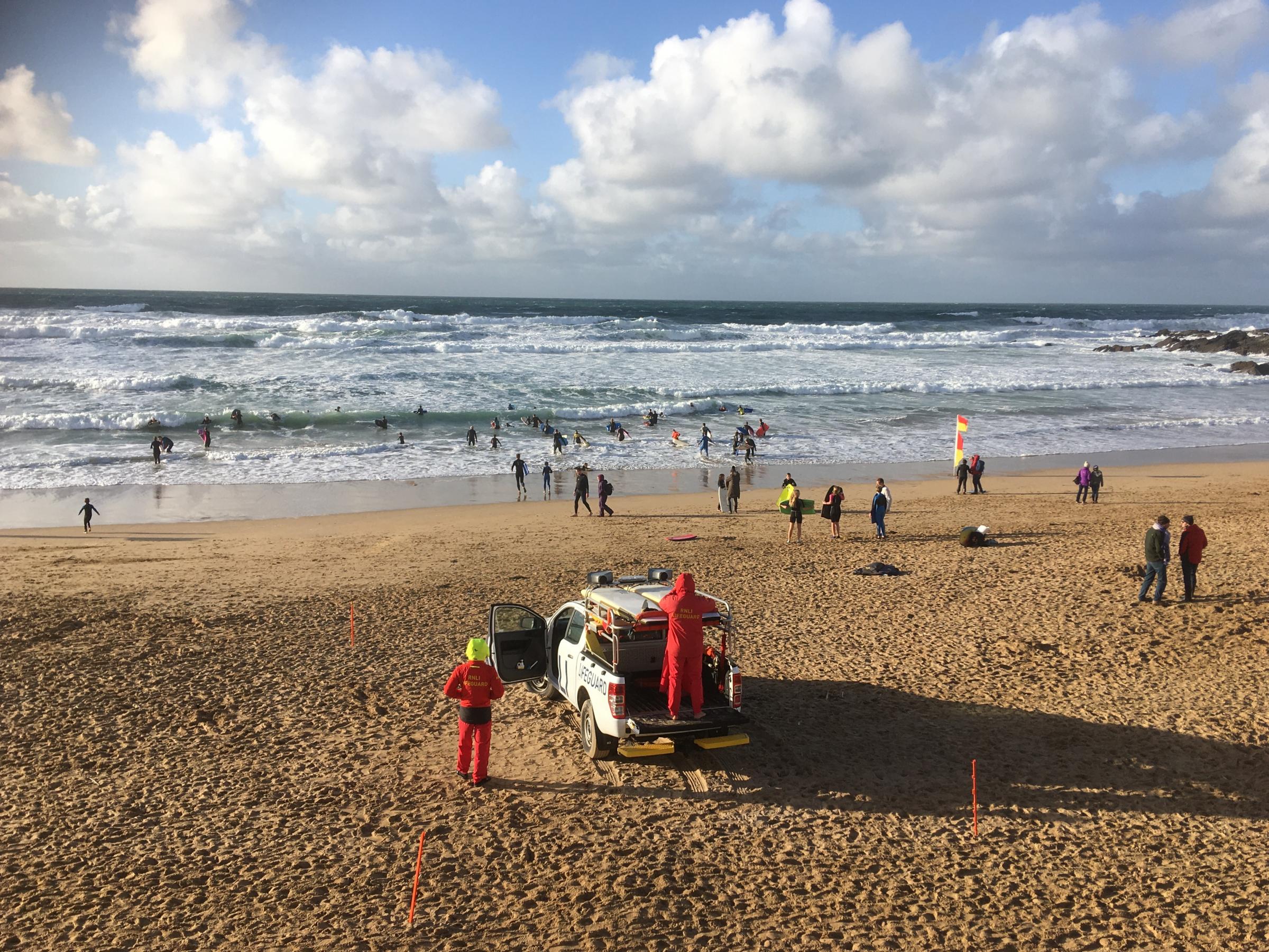 Boy 7 Pulled From The Sea Towan Beach Newquay Barely Alive Falmouth Packet