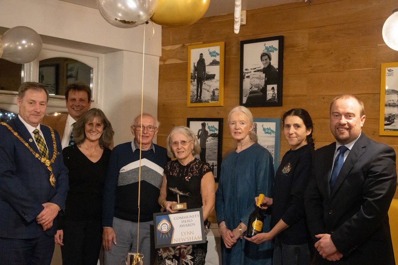 Lynn Newham was recognised for the incredible work she has done with the Boscawen Fields Action Group around Falmouth and the surrounding area.