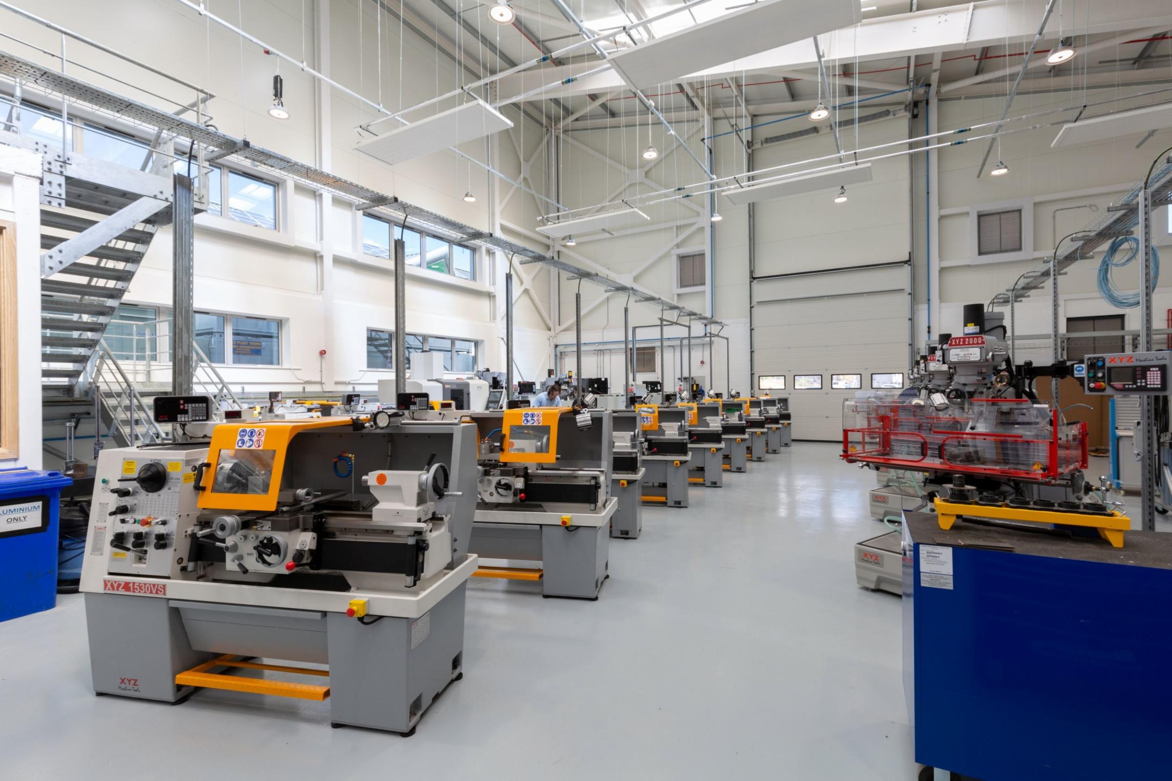 The vollege’s £7 million Valency building is part of the South West Institute of Technology with facilities that rival the best in the UK for digital, engineering and manufacturing