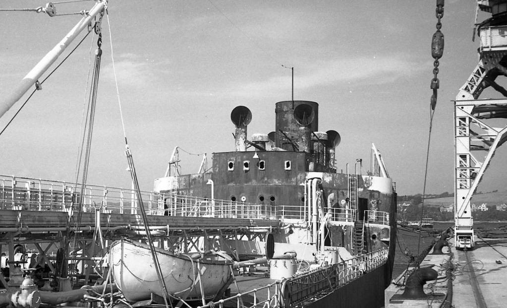 Oktavius on County wharf Picture: David Barnicoat Collection