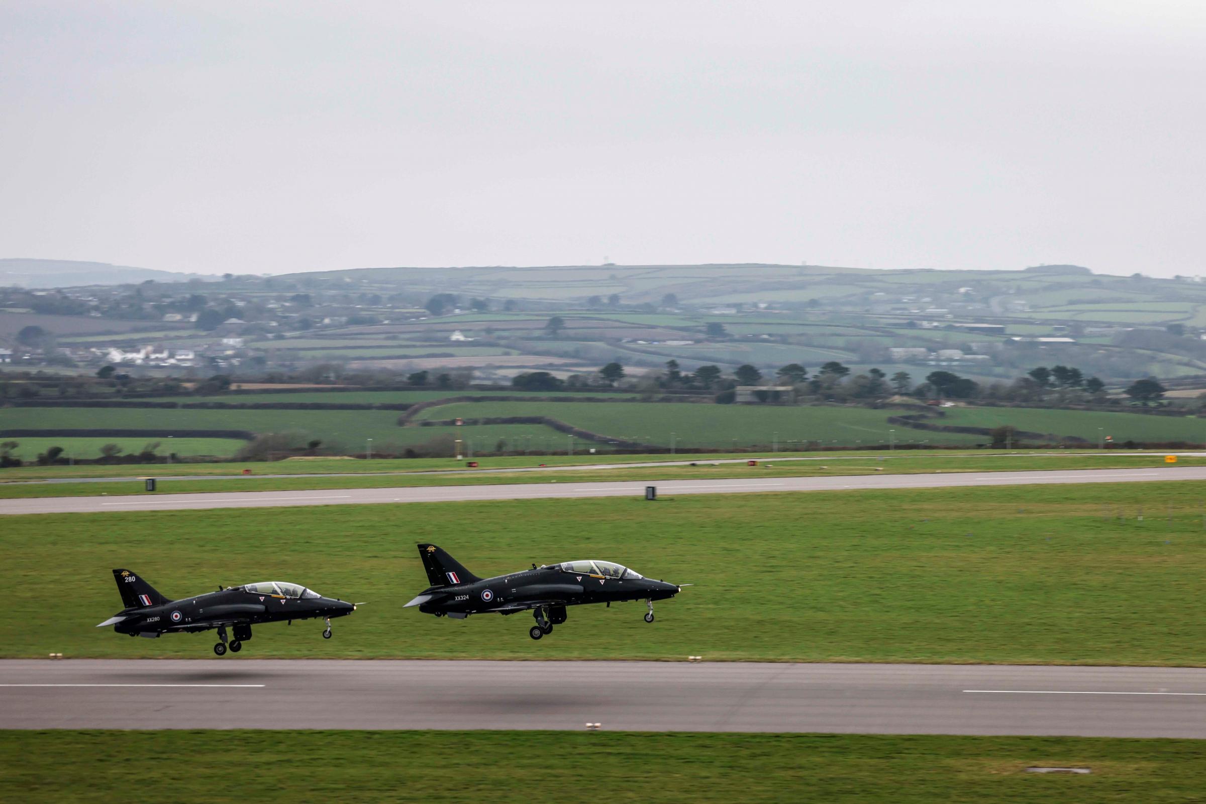 Hawk jet at RNAS Culdrose