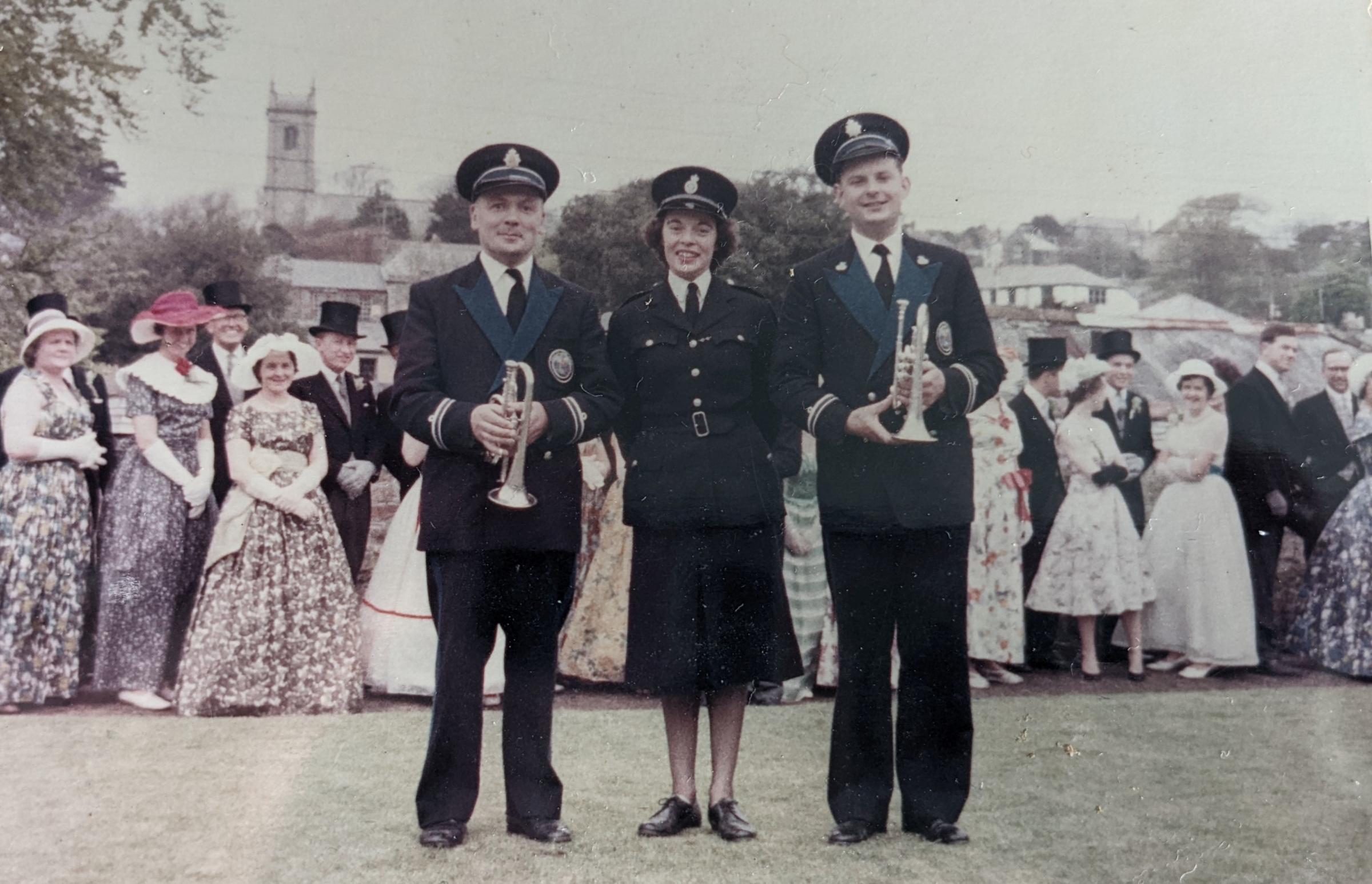 Russell Harvey (left) pictured playing in 1962