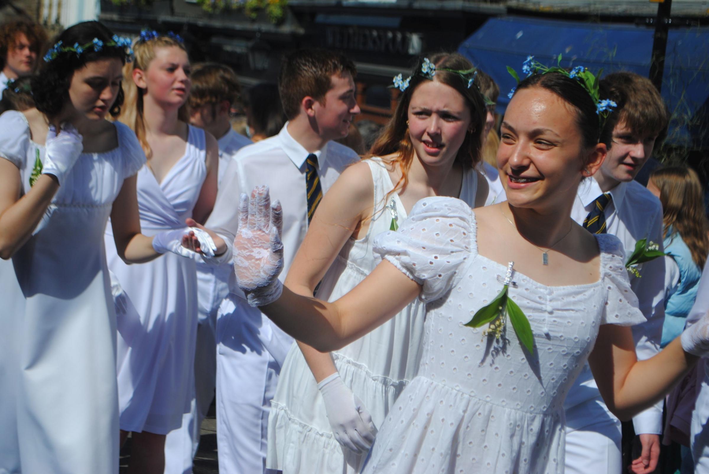 Flora Day Childrens Dance