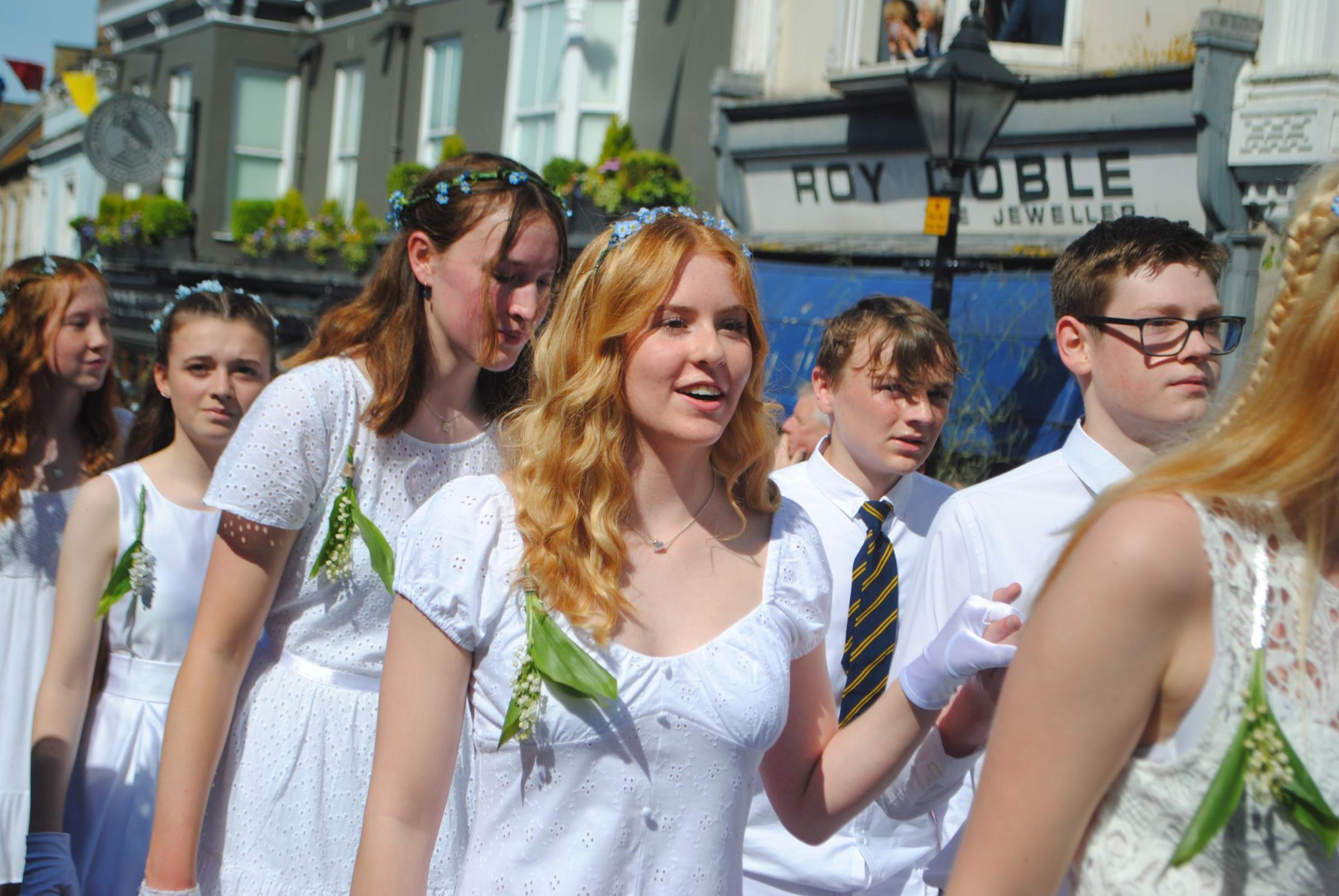 Flora Day Childrens Dance