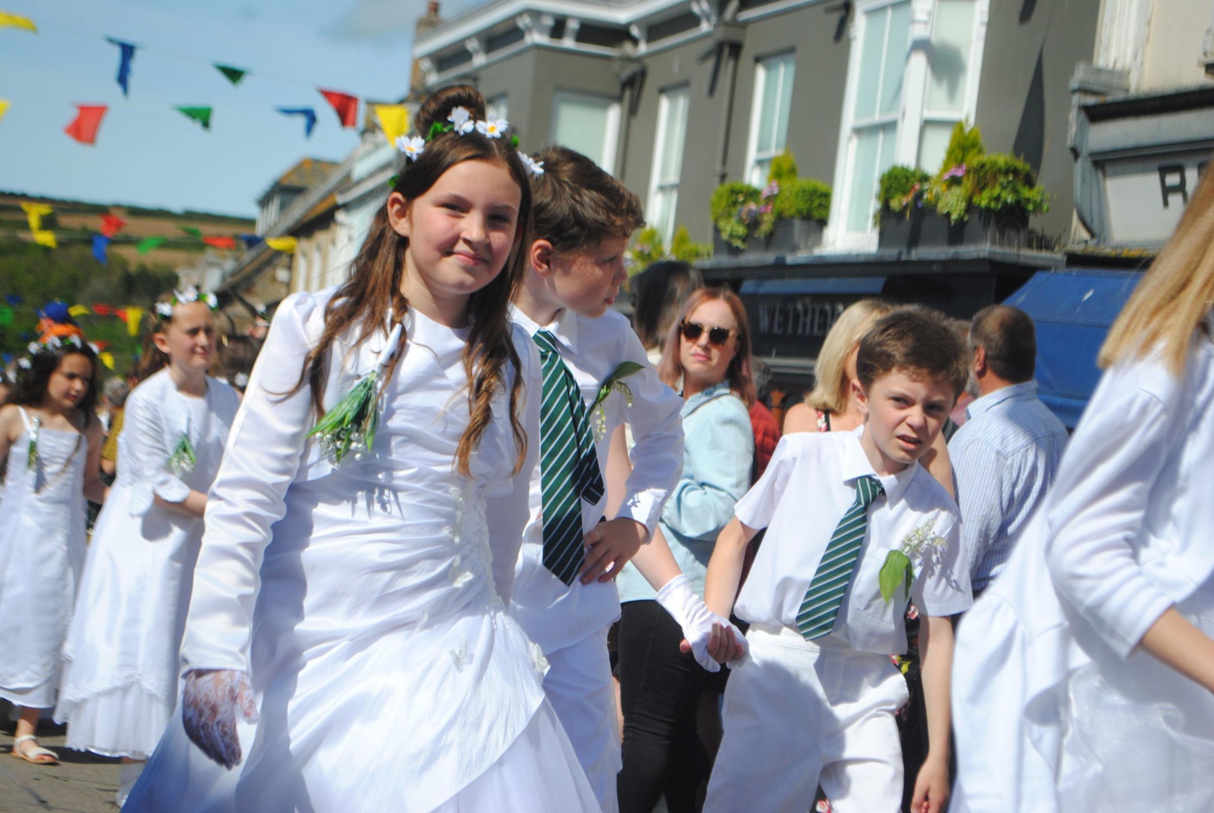 Flora Day Childrens Dance