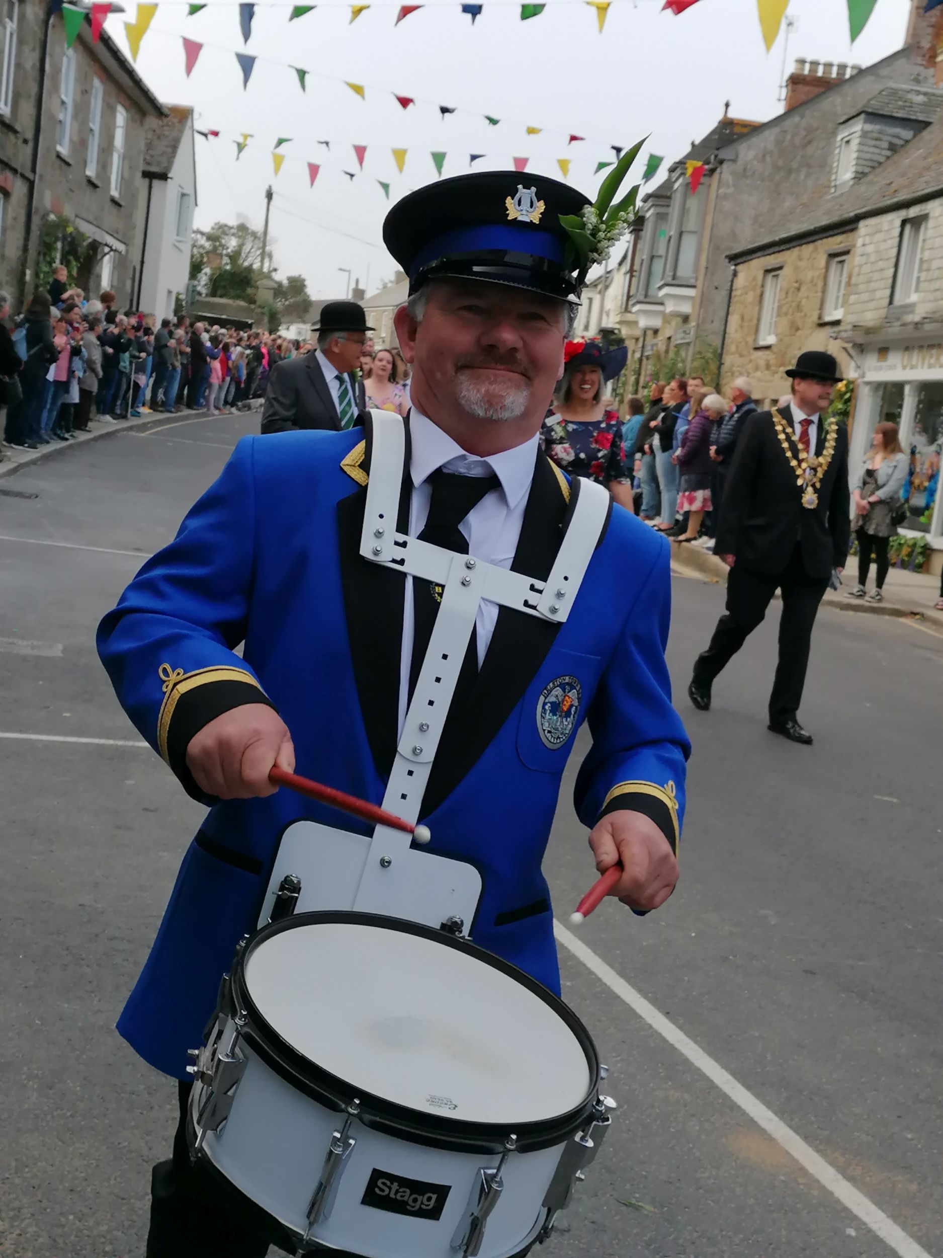 Helston Town Band on Flora Day Pictures: Emma Ferguson