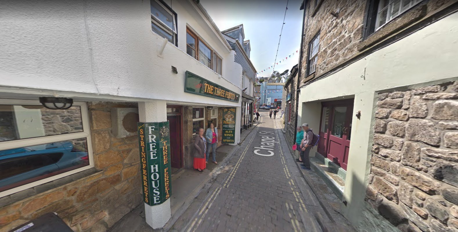 The Three Ferrets pub, St Ives (Image: Google)