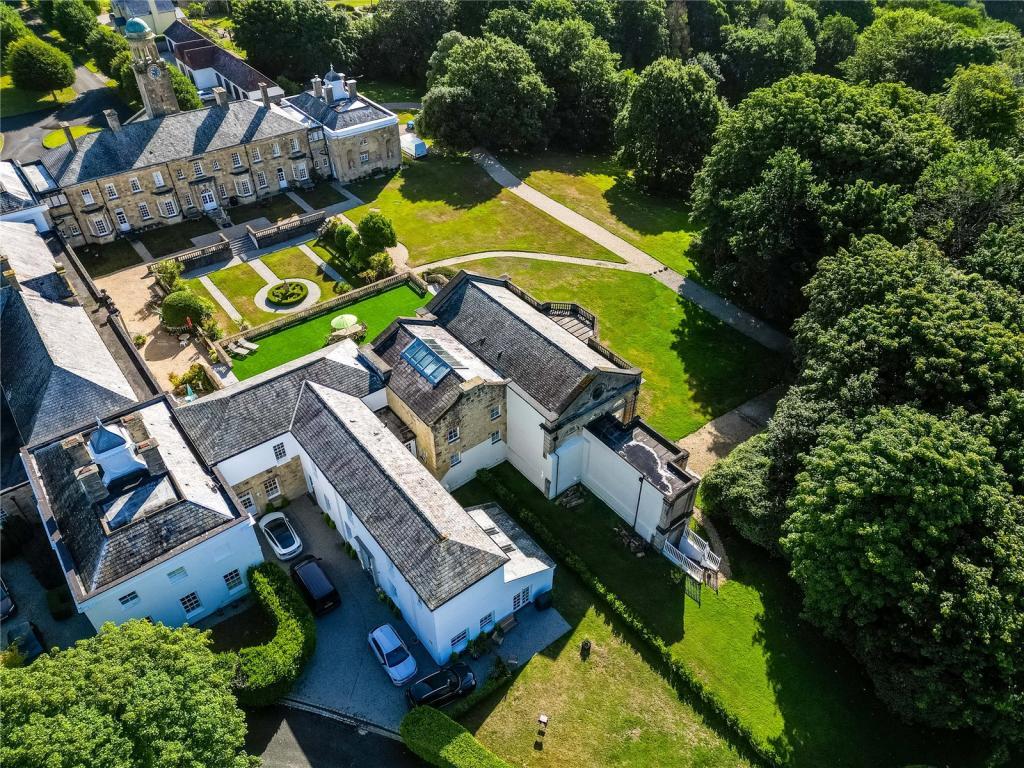 An aerial view of the estate Picture: Savills / Right Move