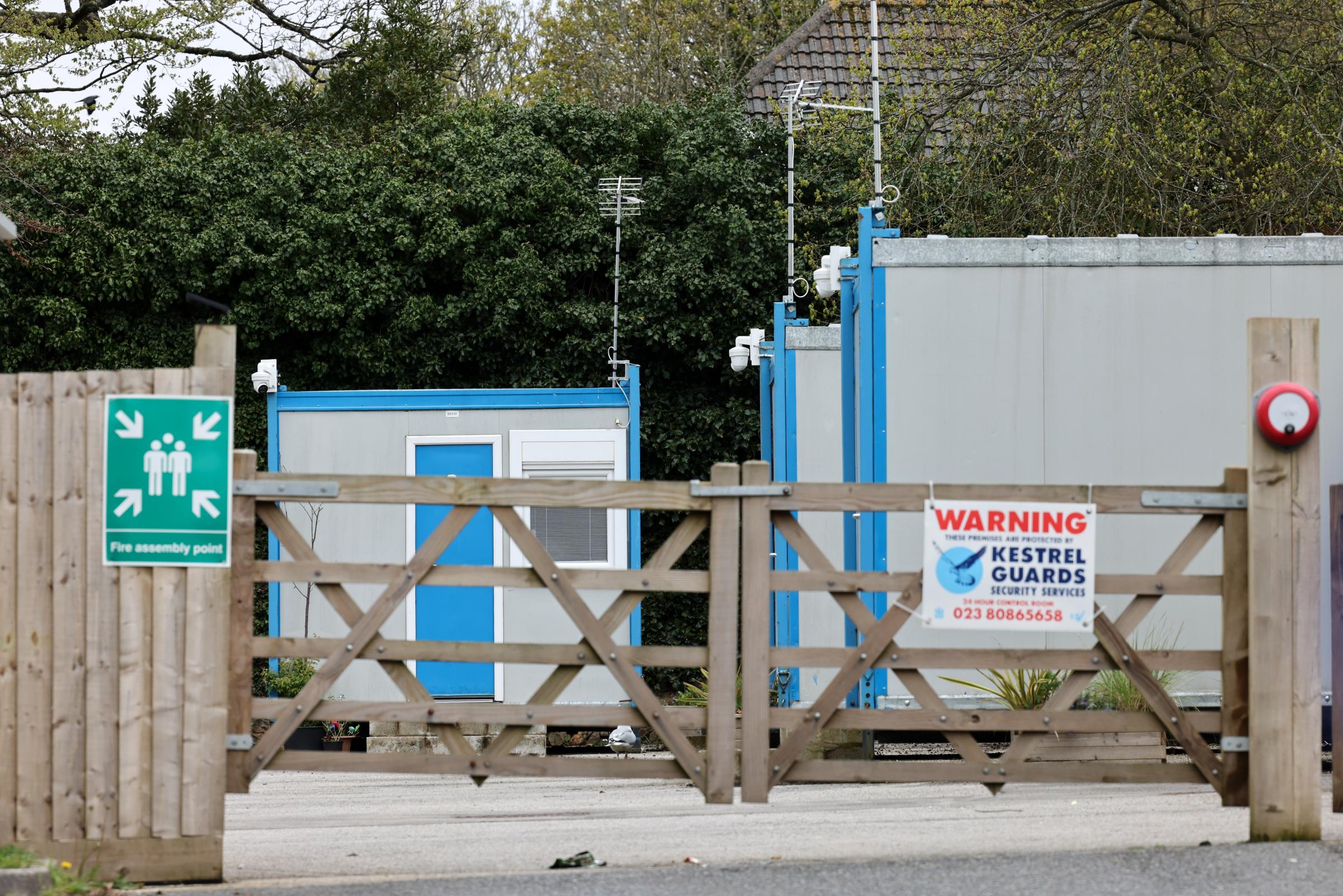 Bunkabins emergency accommodation at Rosewarne long stay car park in Camborne..