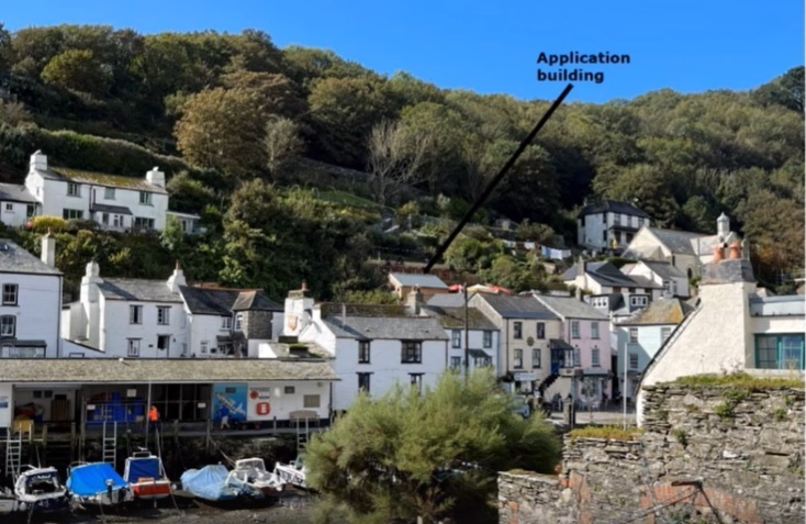 The timber bar as pictured from Polperro harbour (Pic: Cornwall Council)