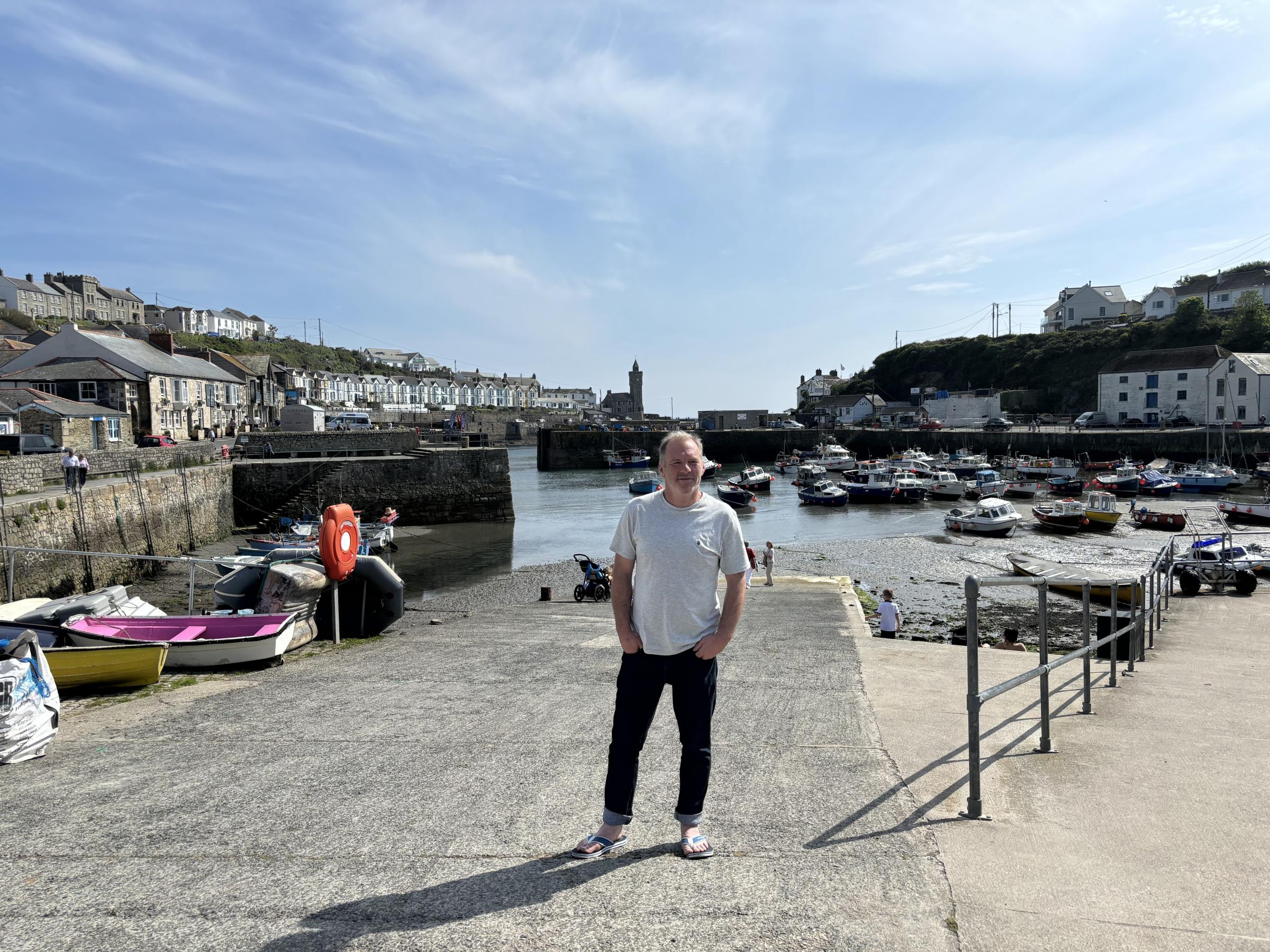 Alec Short is on a bit of a one-man mission to stop the impact of EPC ratings on housing stock in Porthleven (Pic: Lee Trewhela / LDRS)