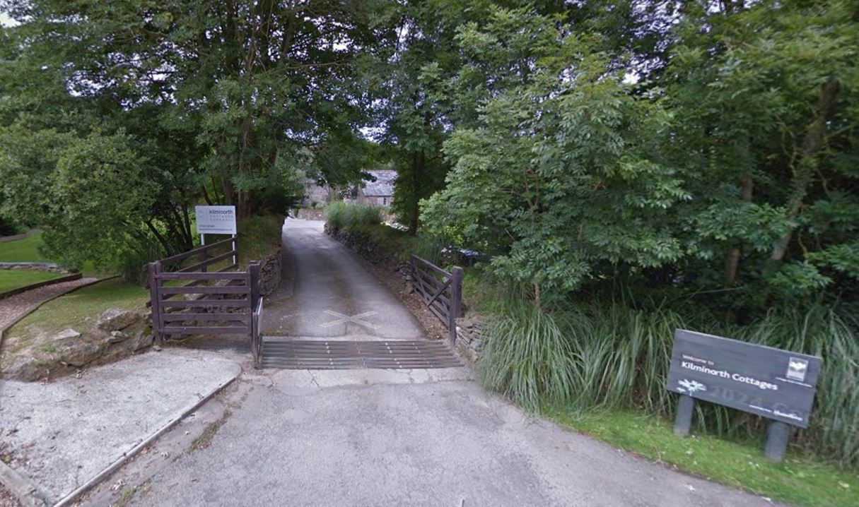 The entrance to holiday destination and wedding venue Kilminorth Cottages near Looe (Pic: Google Maps)