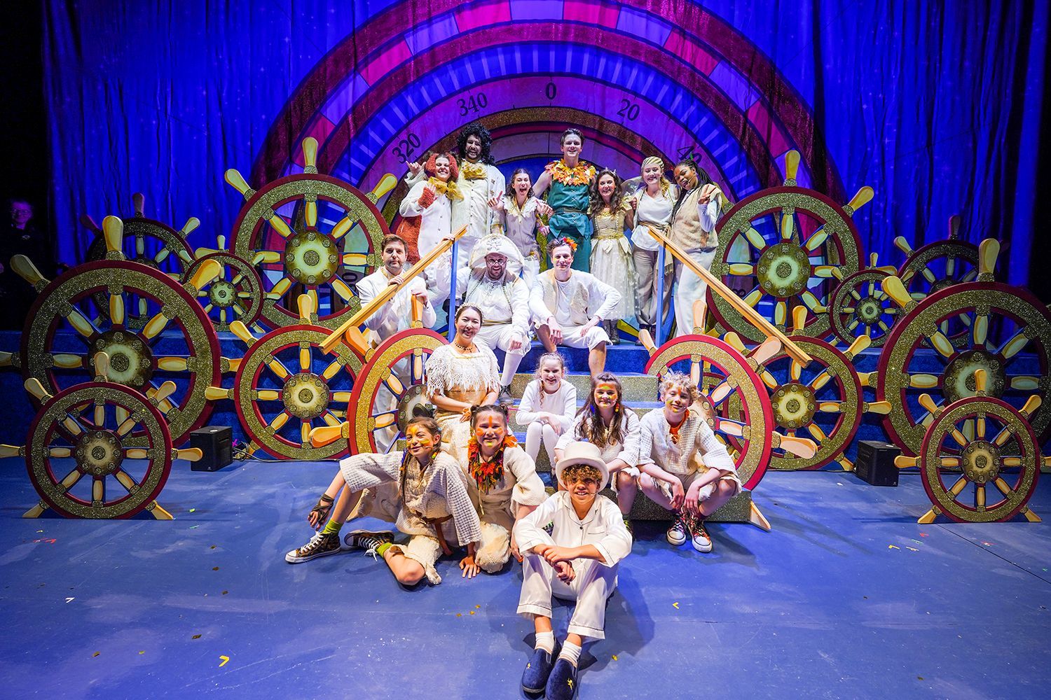 Last years youth ensemble for Peter Pan. Image: Hugh Hastings