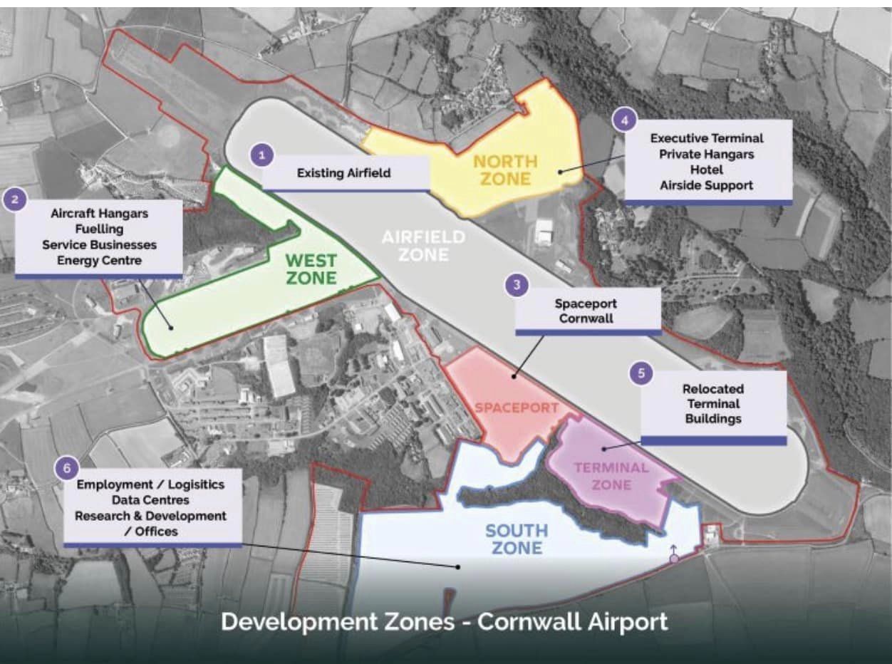 Members of the public can see the airport plans in Newquay and Truro this Saturday (Pic: Cornwall Council)