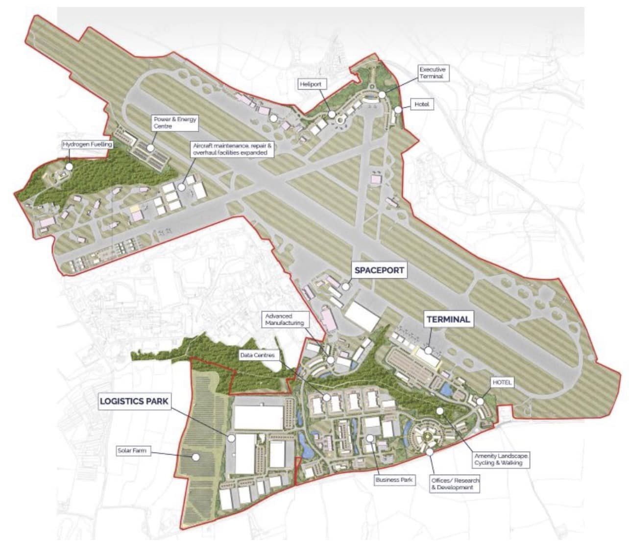 Cornwall Chamber of Commerce, which was previously critical of Cornwall Council about a lack of consultation over the airport plans, has now had meetings with the local authority and the likely financial partner (Pic: Cornwall Council)